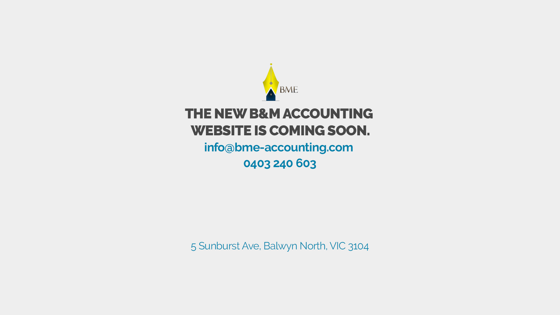 B&M Efficiency Accounting Logo